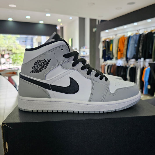 Jordan 1 Mid Light Smoke Grey