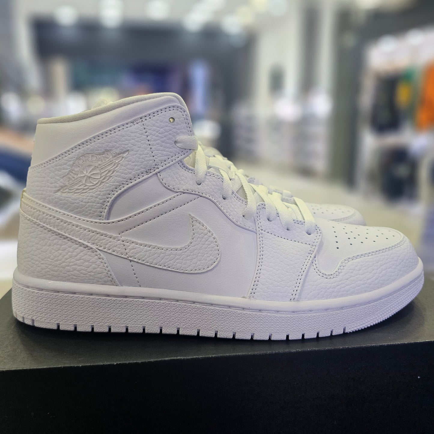 Jordan 1 Mid Triple White 2.0 (2020)