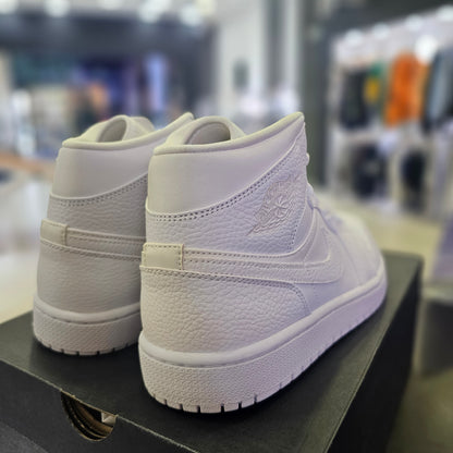 Jordan 1 Mid Triple White 2.0 (2020)