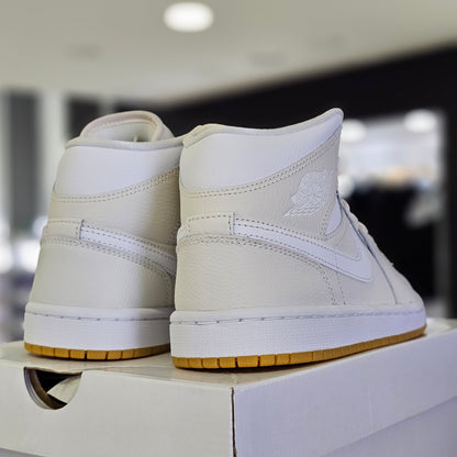 JORDAN 1 MID PHANTOM WHITE GUM LIGHT BROWN