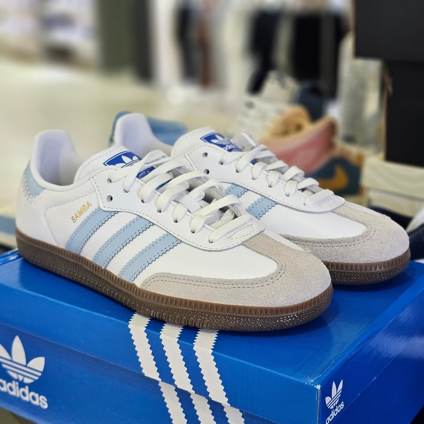 adidas Samba Blanco Clear Sky