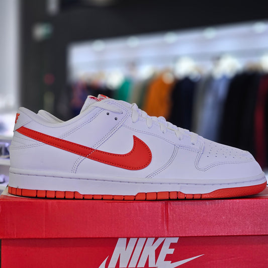 Dunk Low White Picante Red