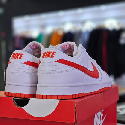 Dunk Low White Picante Red