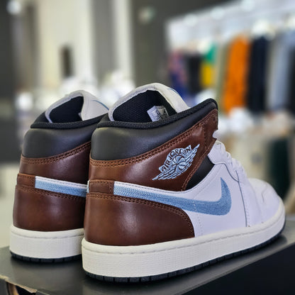 Jordan 1 Mid SE Brown Blue Grey