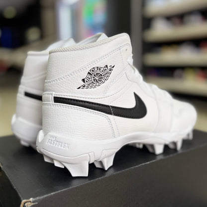 Jordan 1 Mid Cleat White Black (sin caja)