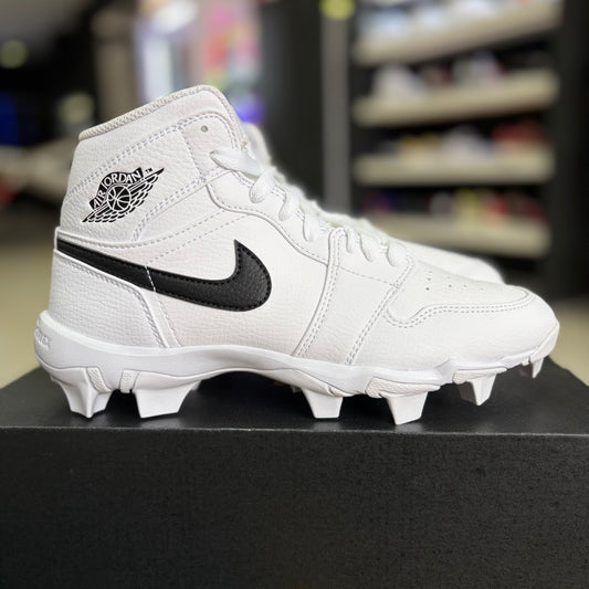 Jordan 1 Mid Cleat White Black (sin caja)