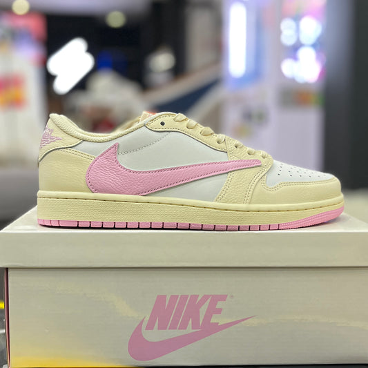 Jordan 1 low Travis Scott Shy Pink