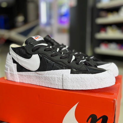 Sacai x Nike Blazer Low Black Patent