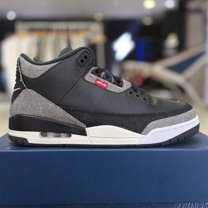 Jordan 3 x Levi's  Black Denim