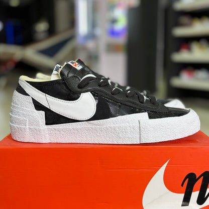 Sacai x Nike Blazer Low Black Patent