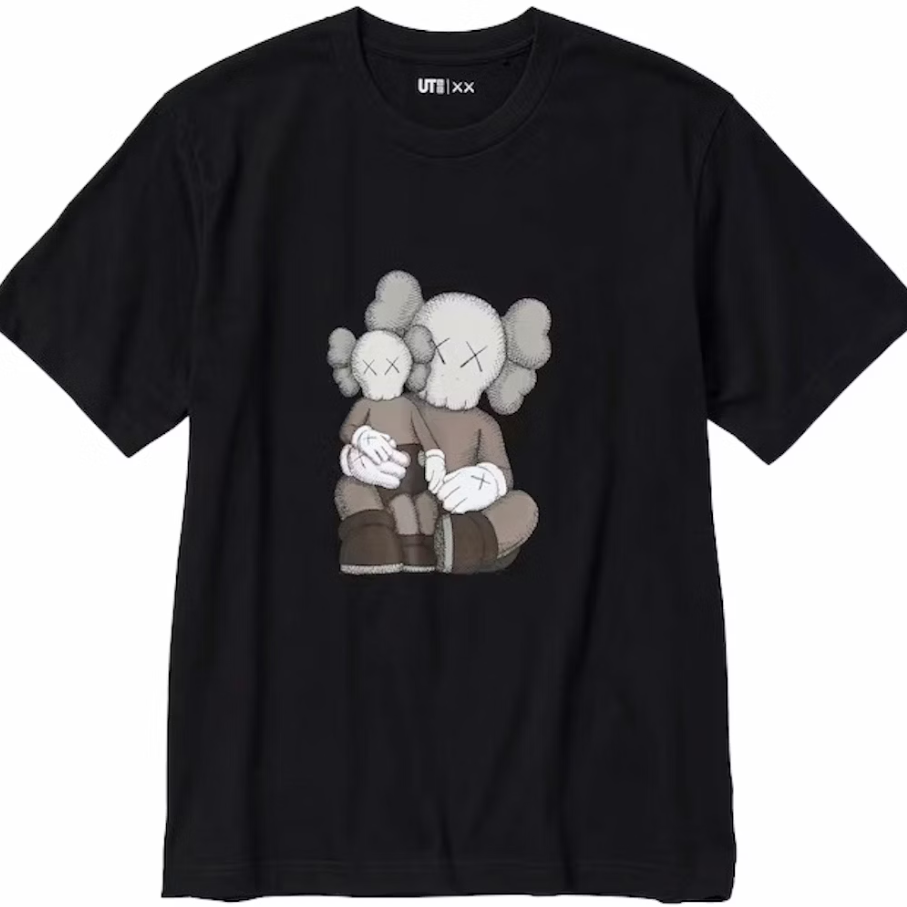 KAWS x Uniqlo UT Short Sleeve Graphic T-shirt Black