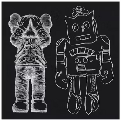 KAWS x Uniqlo Andy Warhol UT Graphic Tee Black