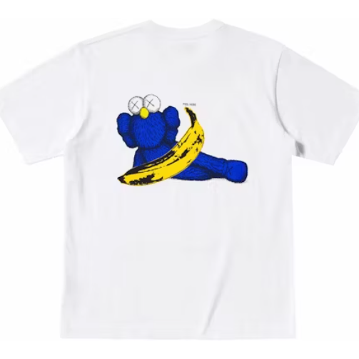 KAWS x Uniqlo Andy Warhol UT Graphic Tee White