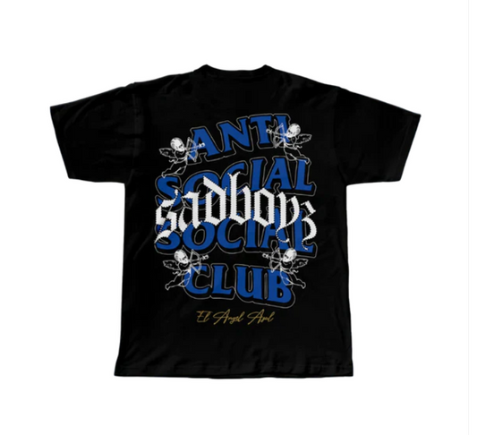 Playera Anti Social Social Club x Sadboyz El Azul