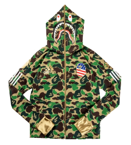Hoodie BAPE x Adidas SB Shark