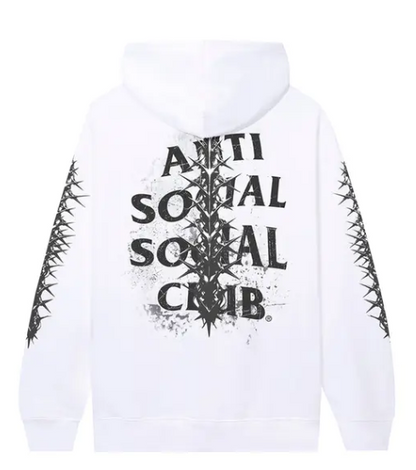 Hoodie Anti Social Social Club Anguish White
