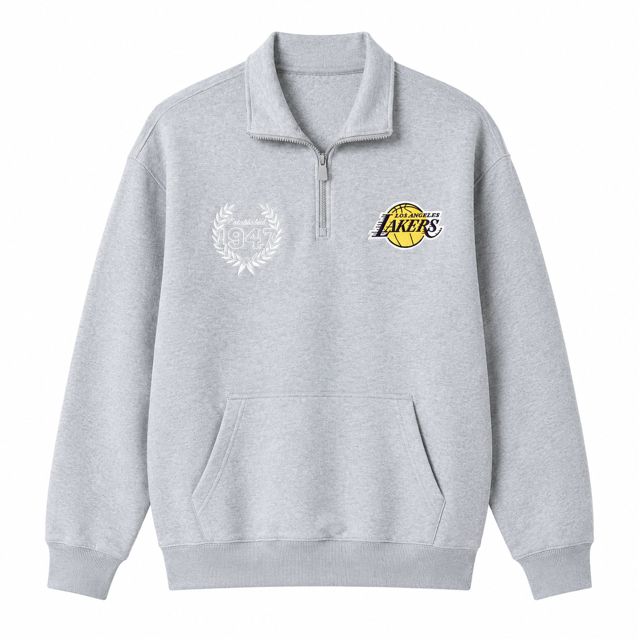 Sudadera New Era Lakers Grey