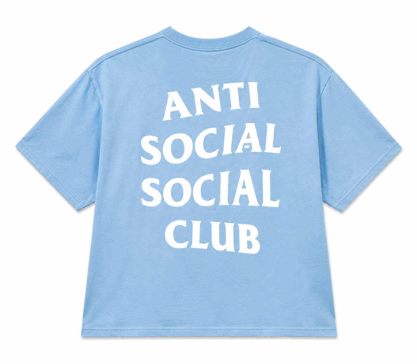 Playera Anti Sociasl Social Club Blue White
