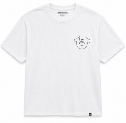 Playera True Religion Est. 2002 White Oversized (queda a L)