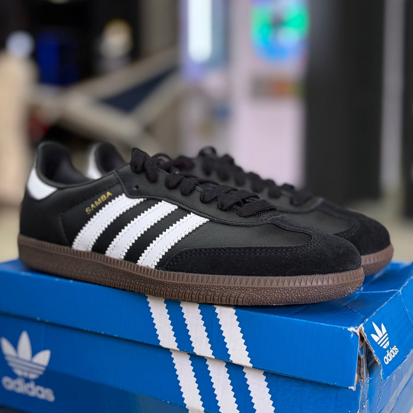 Adidas Samba OG Black Clear Granite