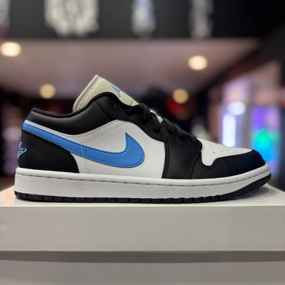 Jordan 1 Low Black University Blue
