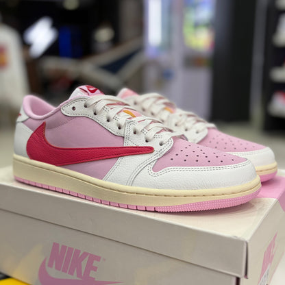 Jordan 1 Retro Low OG x Travis Scott Sail Tropical Pink