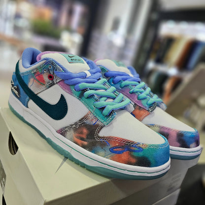 Dunk SB Low Futura Laboratories Bleached Aqua