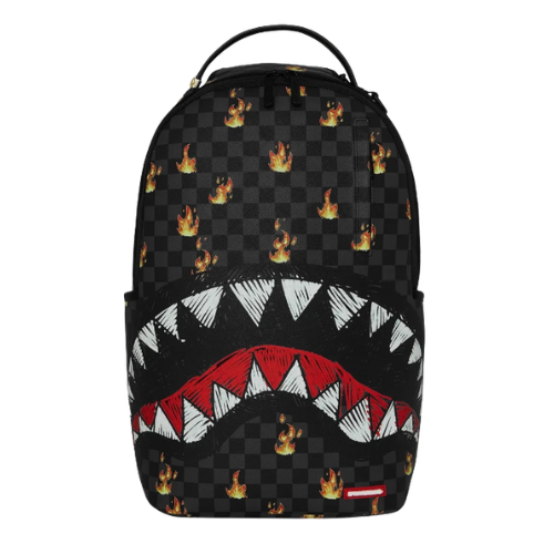 Mochila Sprayground Super Hot Fire Sharks In Paris