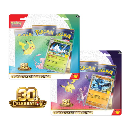 Pokemon Tech Stickers Collection 30 Aniversario