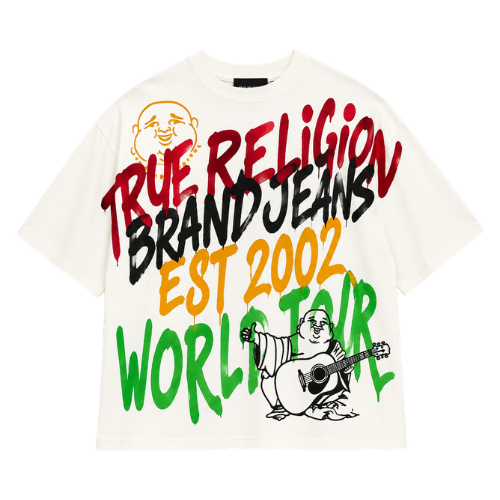 Playera True Religion Graffiti Oversized (queda a M)