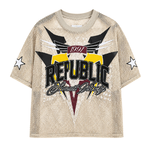Playera Smoke Rise 1991 Republic Summit Ninety Beige