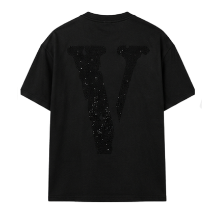Playera Vlone Glitter Black