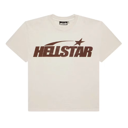 Playera Hellstar White Brown