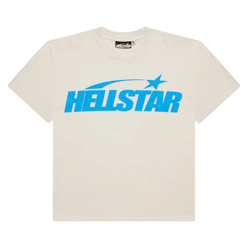 Playera Hellstar White Blue