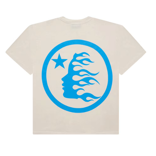 Playera Hellstar White Blue