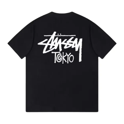 Playera Stusy Black Tokio