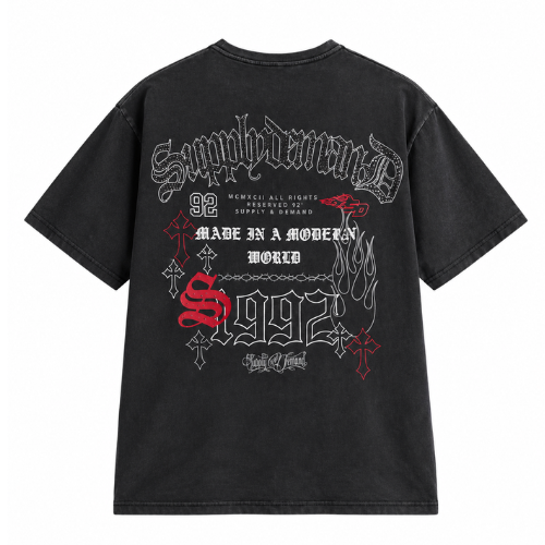 Playera Supply & Demand 1992 Black