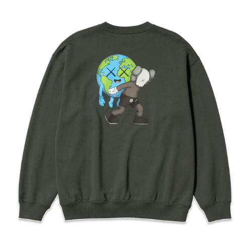 Sudadera UniQlo Kaws Grey World