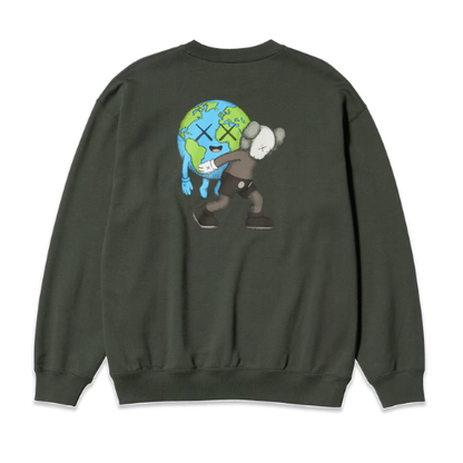 Sudadera UniQlo Kaws Grey World