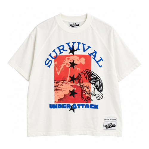 Playera Social Services TwoJs Survival (oversized)