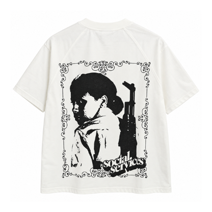Playera Social Services TwoJs Survival (oversized)