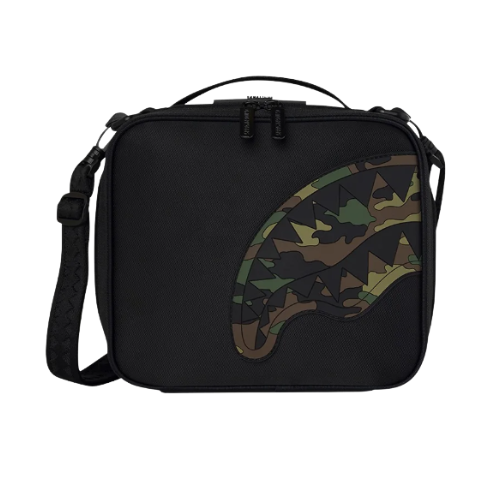 Bandolera Sprayground Shark Central Black Camo Shark