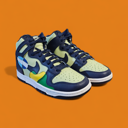 Dunk High See Through Pistachio Midnight Navy