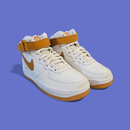 Air Force 1 Mid White Desert Ochre