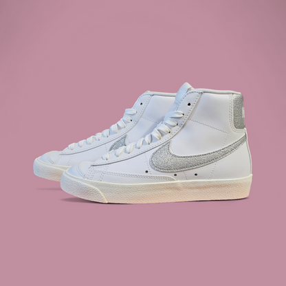 Blazer Mid White Metallic Silver Sail