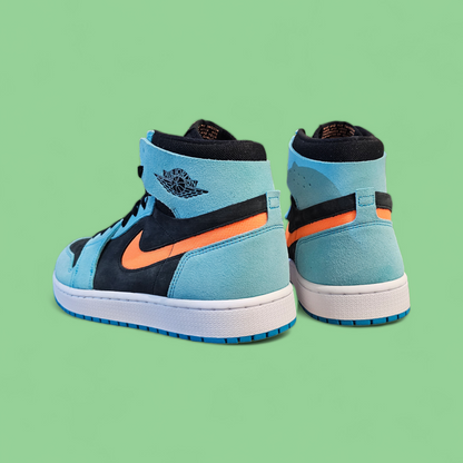 Jordan 1 Zoom Craft Bleached Aqua Bright Citrus