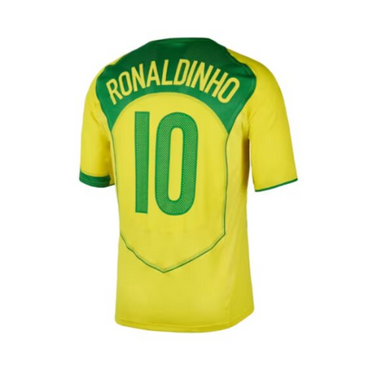 Jersey Nike Brazil 2004 Total 90 Reissue "Ronaldinho 10"