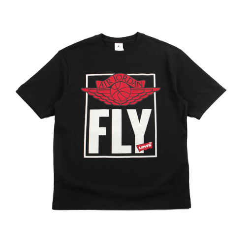 Playera Jordan x Levi's Short Sleeve Black