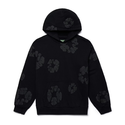 Hoodie Denim Tears Black - Black