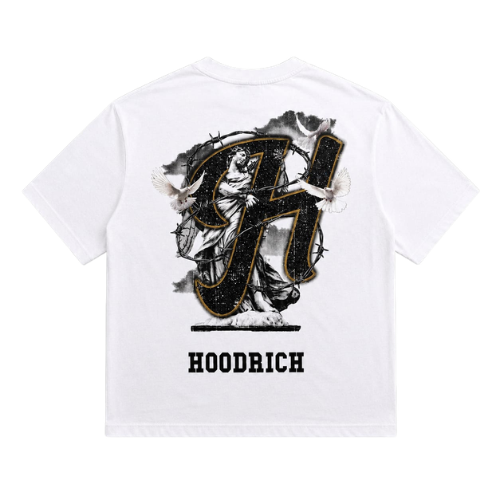 Playera Hoodrich Angel White